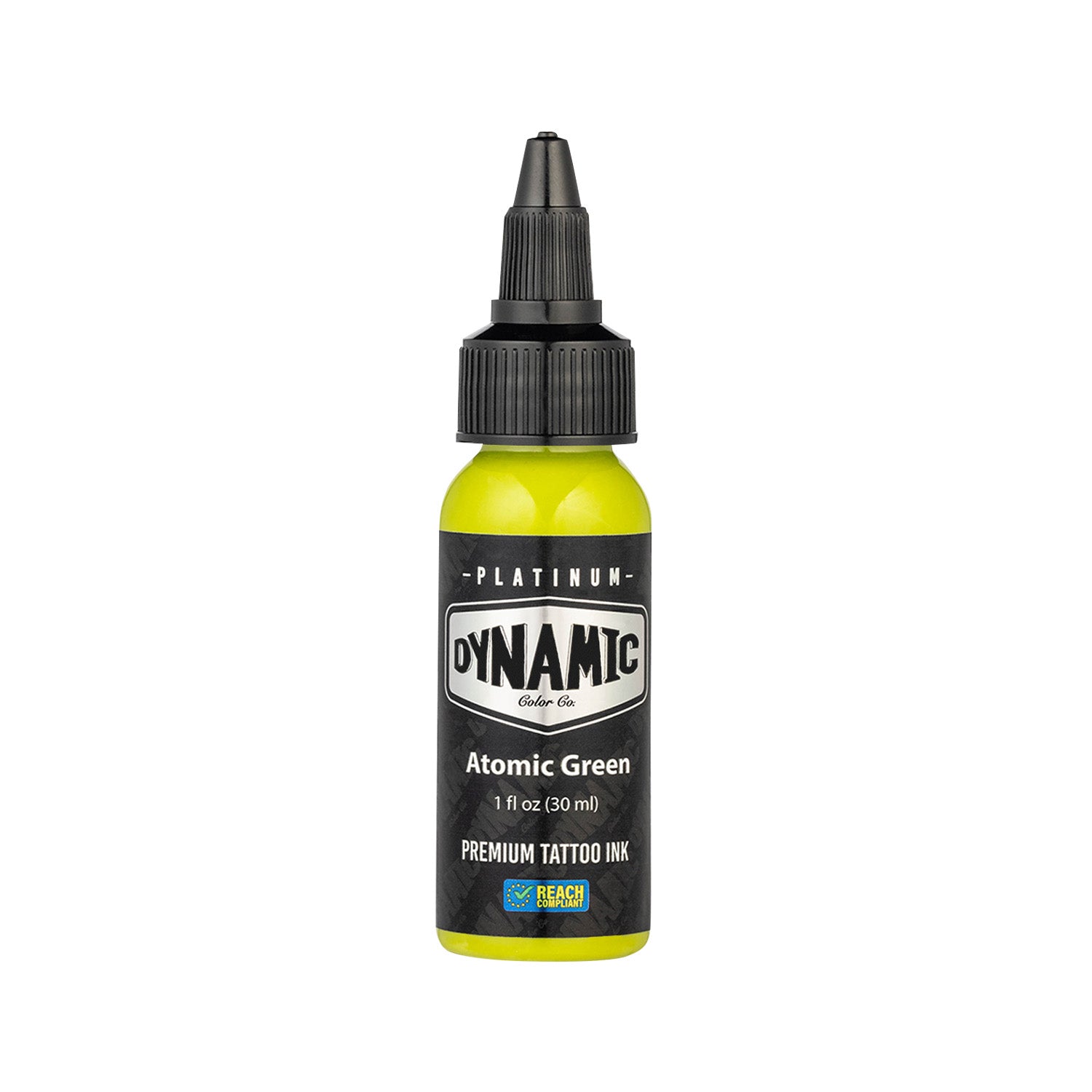 ATOMIC GREEN 30ml - DYNAMIC PLATINUM TATTOO INK REACH
