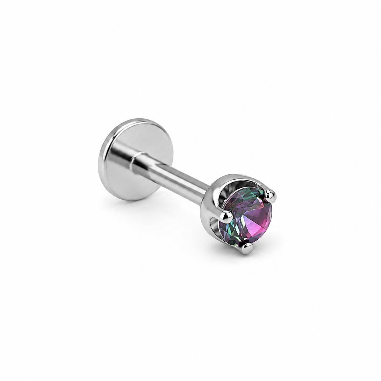 ESSETY JEWELS - Brillante Squadrato Incastonato Effetto Corona Completo