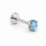 ESSETY JEWELS - Brillante Squadrato Incastonato Effetto Corona Completo