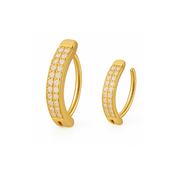 ESSETY JEWELS - Clicker Ombelico Doppia Fascia di Zirconi