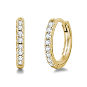 ESSETY JEWELS - Coppia Orecchini Clicker Con Brillanti
