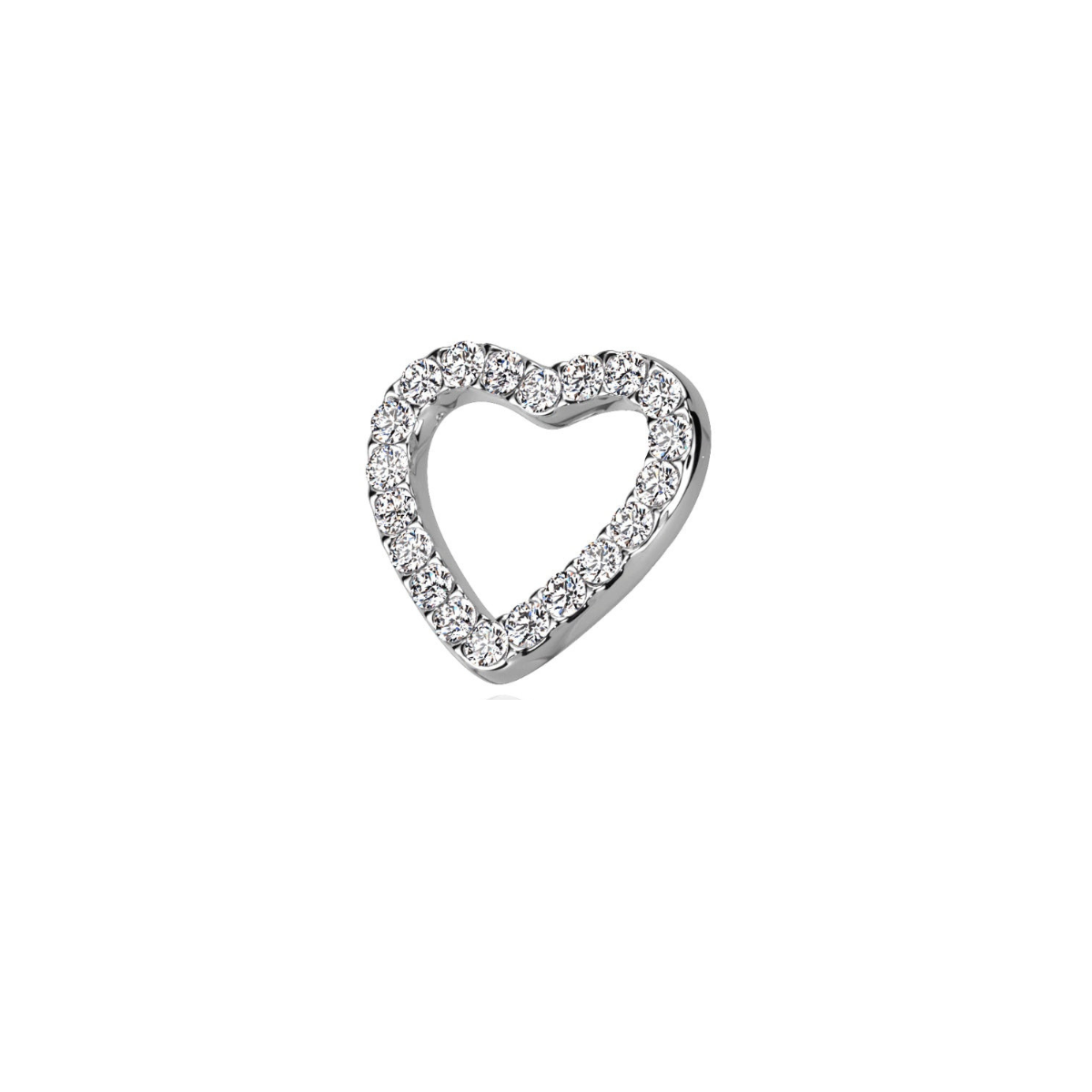ESSETY JEWELS - Terminale Cuore Brillanti