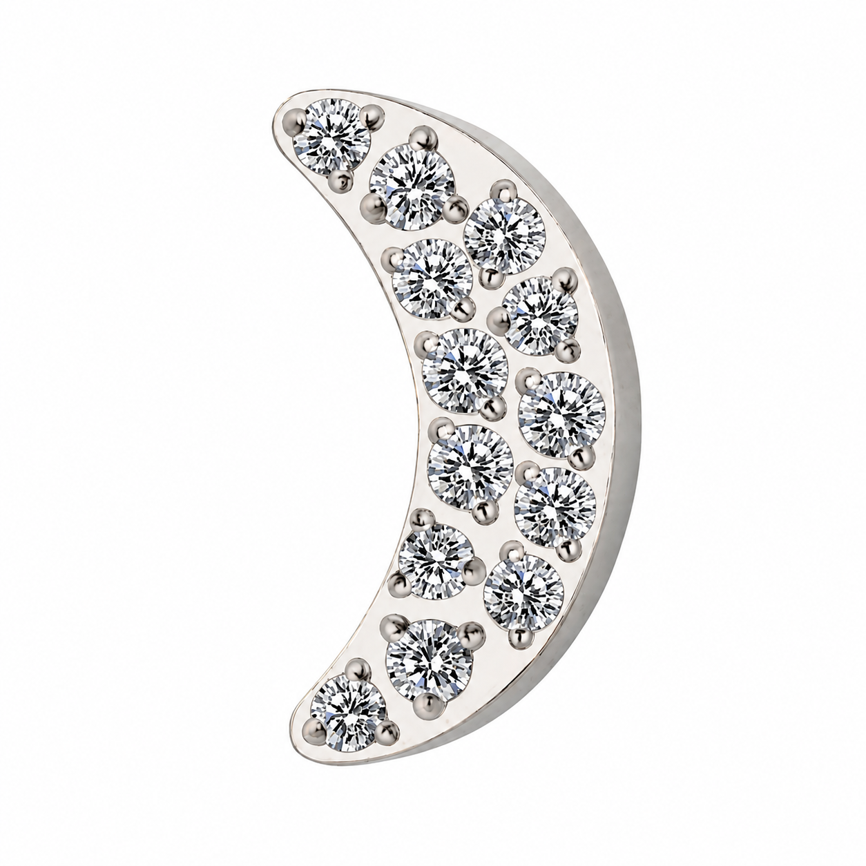 ESSETY JEWELS - Terminale Mezzaluna con brillanti