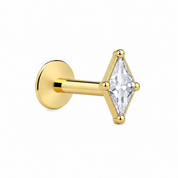 ESSETY JEWELS - Labret Threadless Crystal Shard Completo