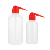 Flacone in Plastica con Beccuccio Rosso
