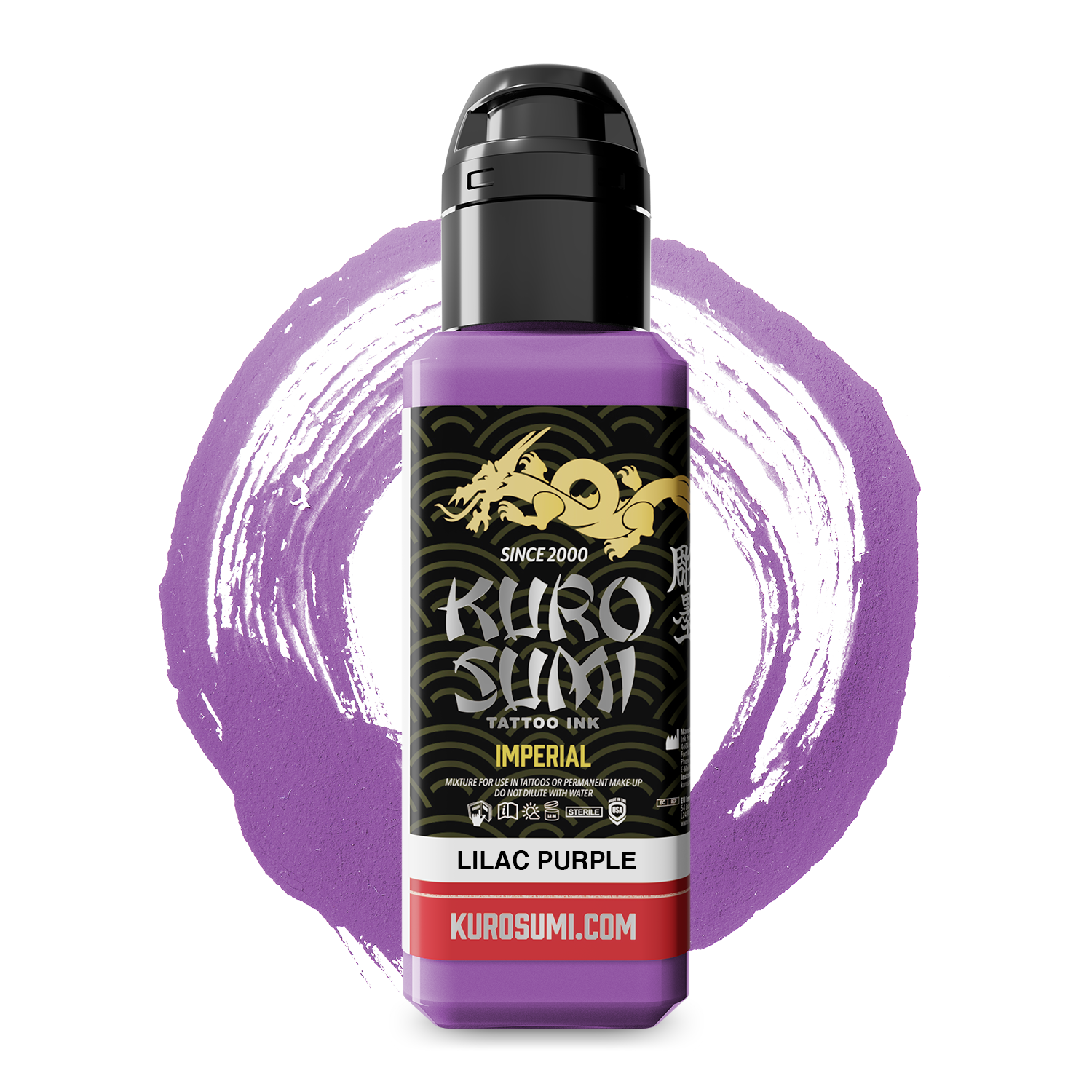 Kuro Sumi Imperial Tattoo Ink - Lilac Purple