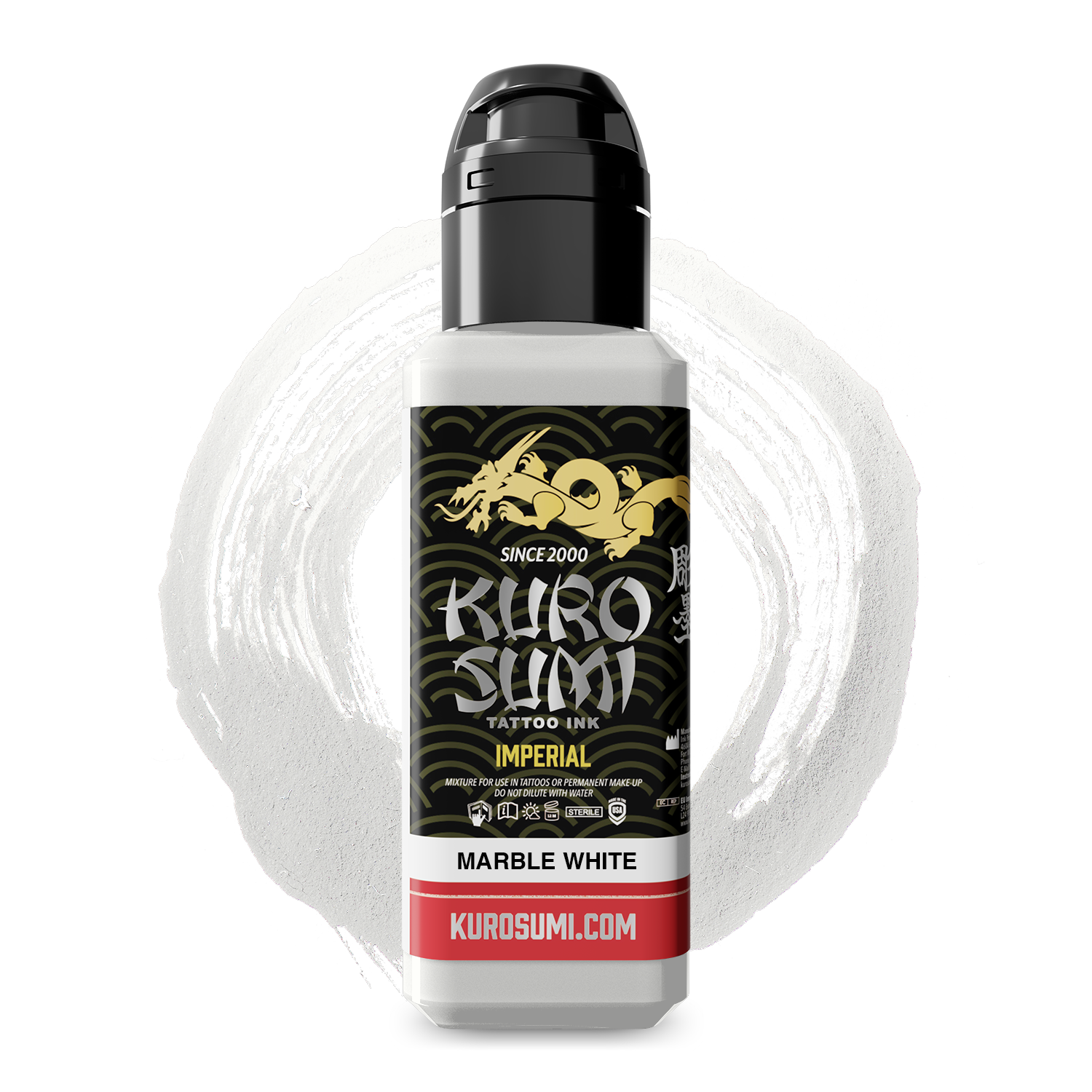 Kuro Sumi Imperial Tattoo Ink - Imperial White