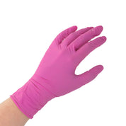 Saferly - Guanti in Nitrile Rosa 100pz
