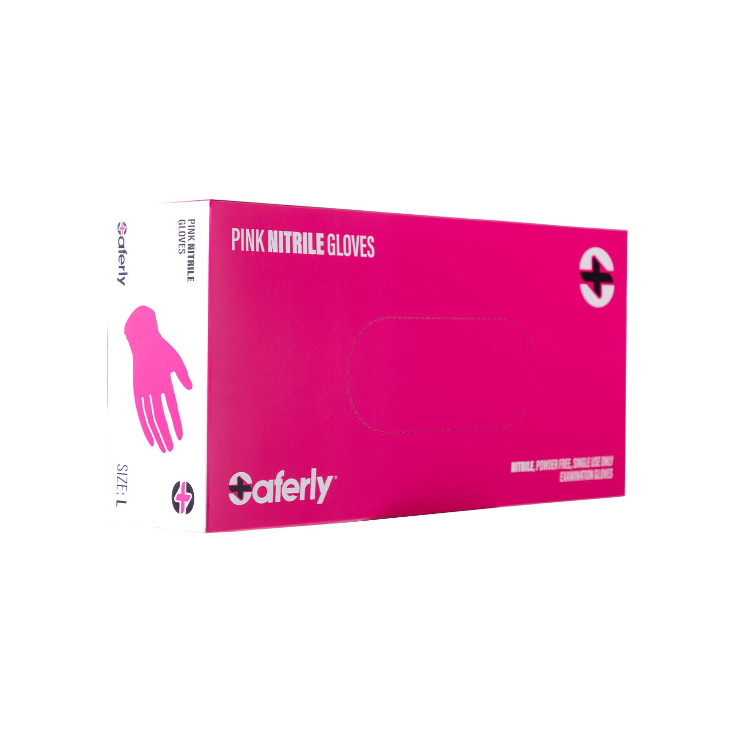 Saferly - Guanti in Nitrile Rosa 100pz