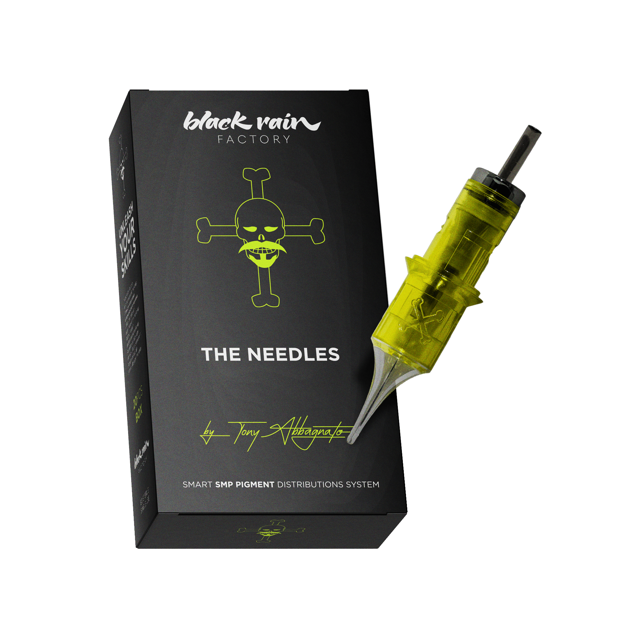 Aghi Tricopigmentazione 0403RL – 0.15mm SMP - Black Rain Hairlines - 20 cartucce - Mr.PMU