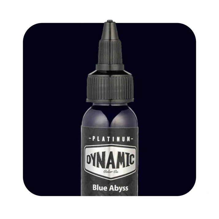 BLUE ABYSS 30ml - DYNAMIC PLATINUM TATTOO INK REACH