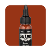 BROWN 30ml - DYNAMIC PLATINUM TATTOO INK REACH