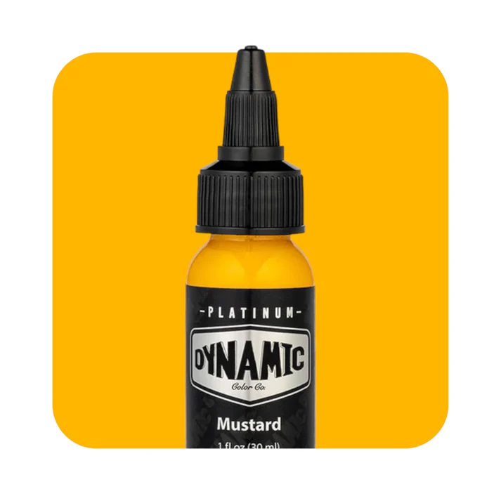 MUSTARD 30ml - DYNAMIC PLATINUM TATTOO INK REACH
