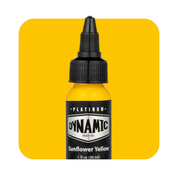 SUNFLOWER YELLOW 30ml - DYNAMIC PLATINUM TATTOO INK REACH