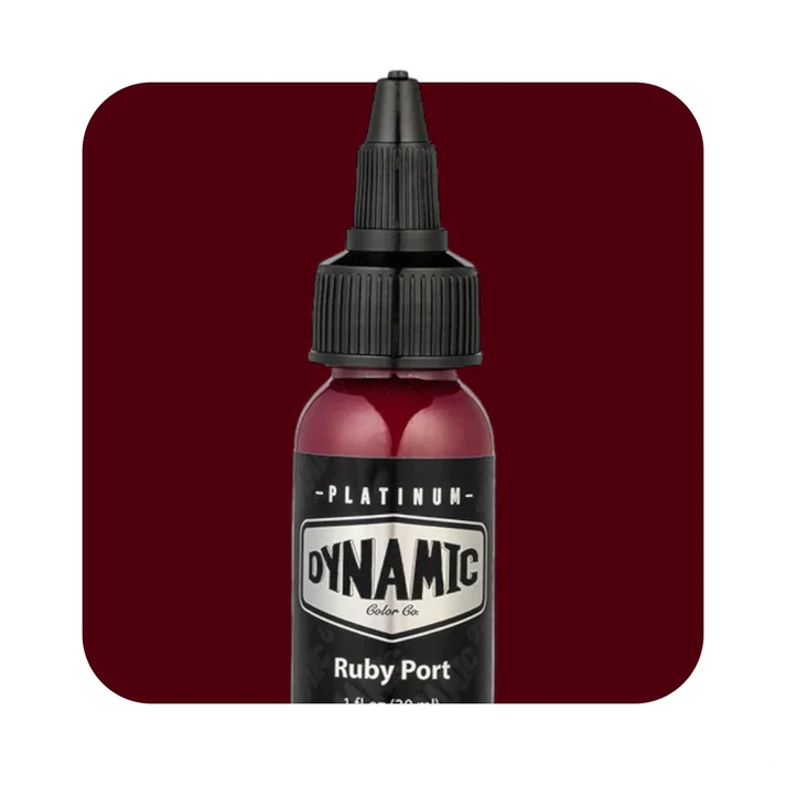 RUBY PORT 30ml - DYNAMIC PLATINUM TATTOO INK REACH