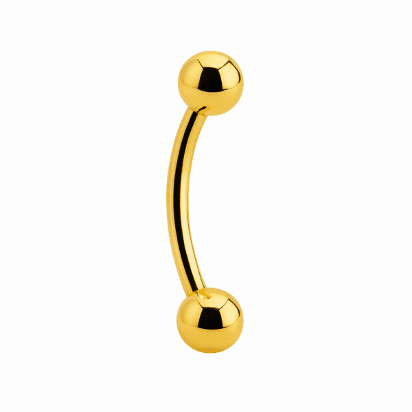 ESSETY JEWELS - Bananina Pallina Threadless Completo Gold
