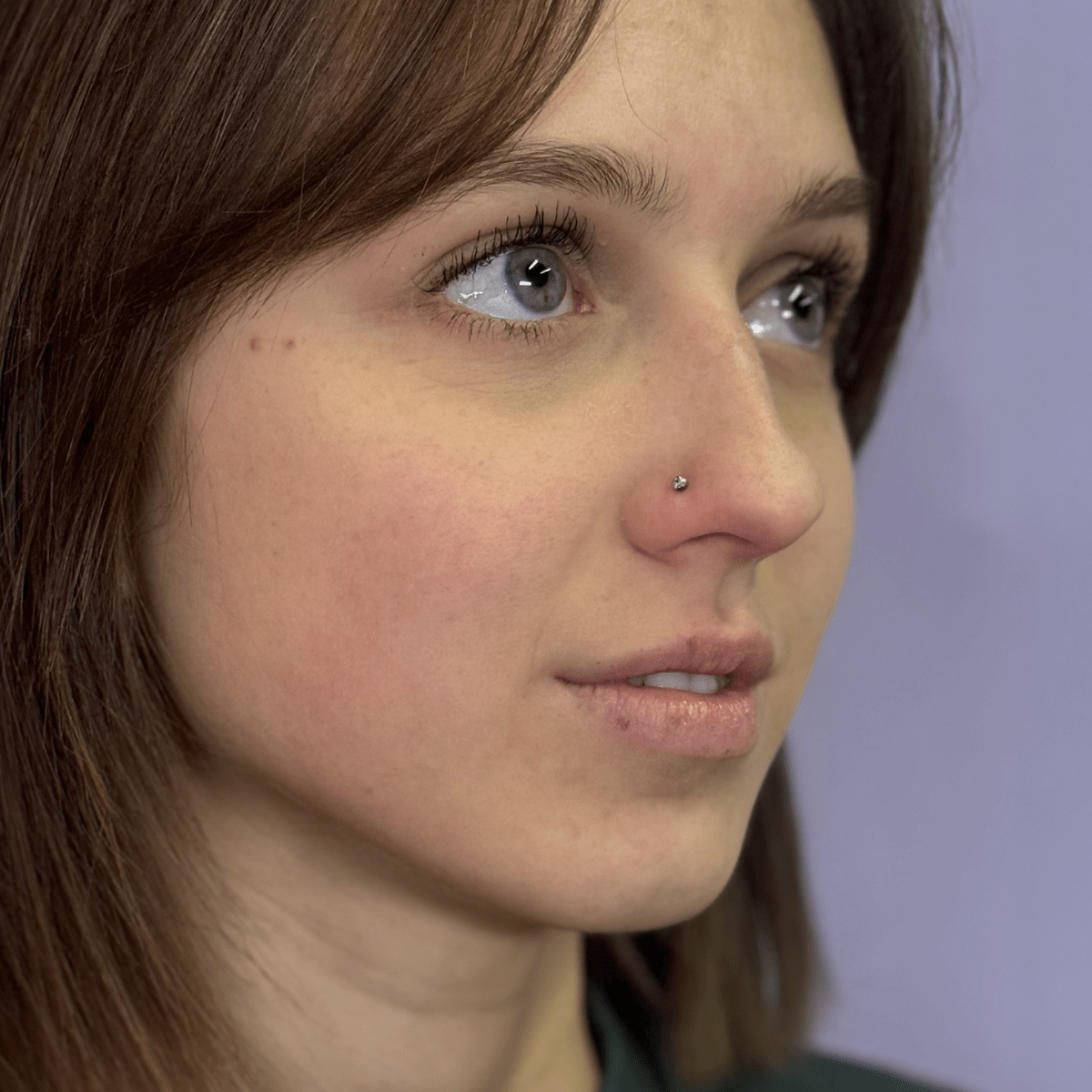 ESSETY JEWELS - Labret Brillantino Base Liscia Silver Completo