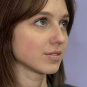 ESSETY JEWELS - Labret Brillantino Base Liscia Silver Completo
