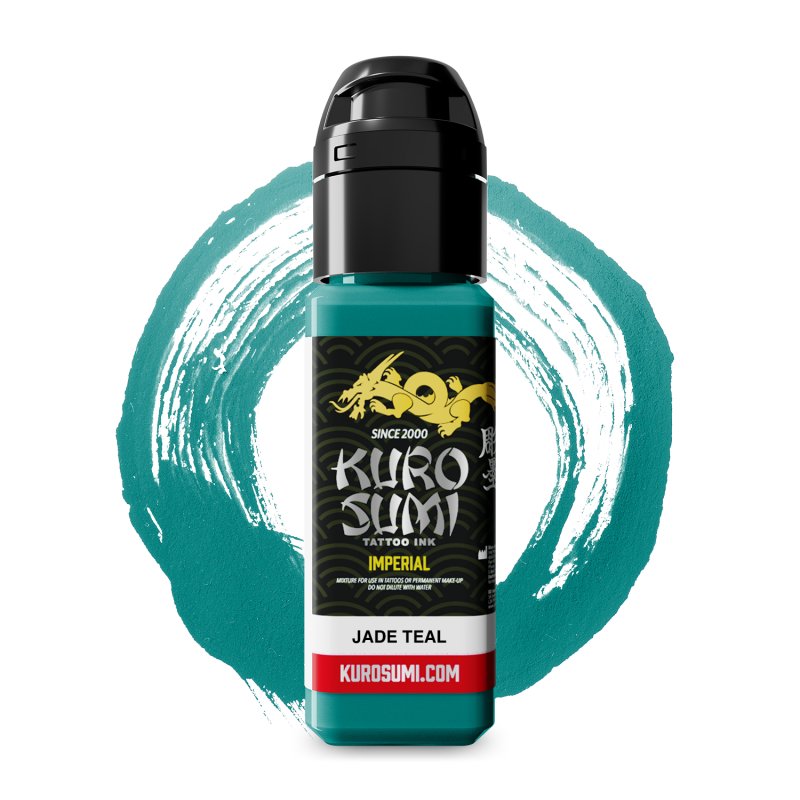 Kuro Sumi Imperial Tattoo Ink - Jade Teal V2