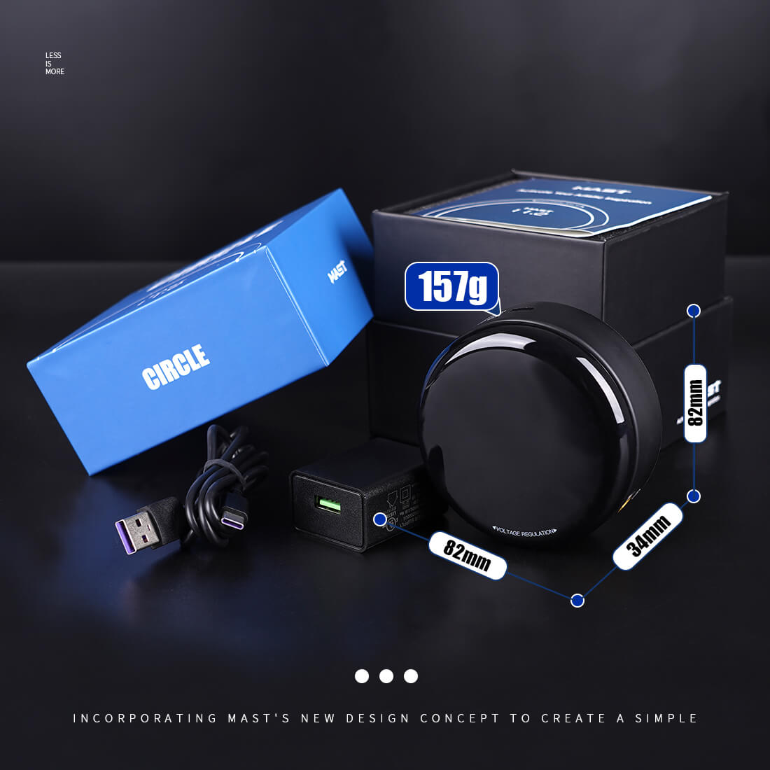 Mast Circle Tattoo Power Supply OLED Simple Power for Tattoo Machines - Dragonhawk - mrpmu