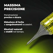 The Crown Killer – Aghi professionali micropigmentazione/PMU 0803RL 0.25mm (20 pz) - Mr.PMU