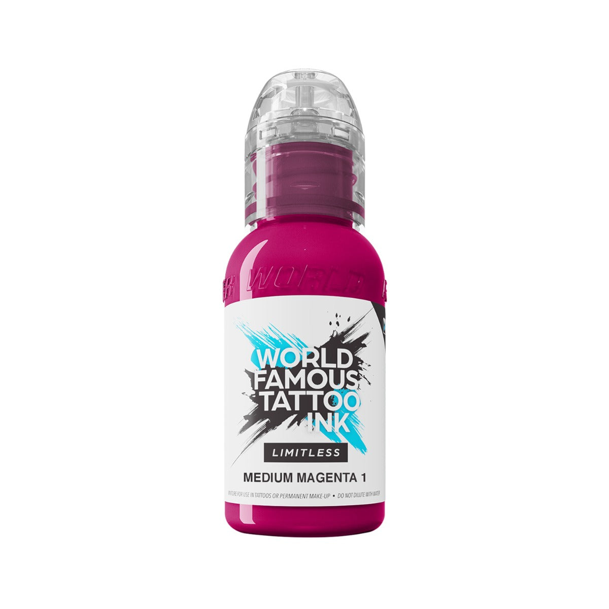 World Famous Limitless Tattoo Ink - Medium Magenta 1