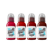 World Famous Limitless - Shades of Red Collection Set 4x30ml